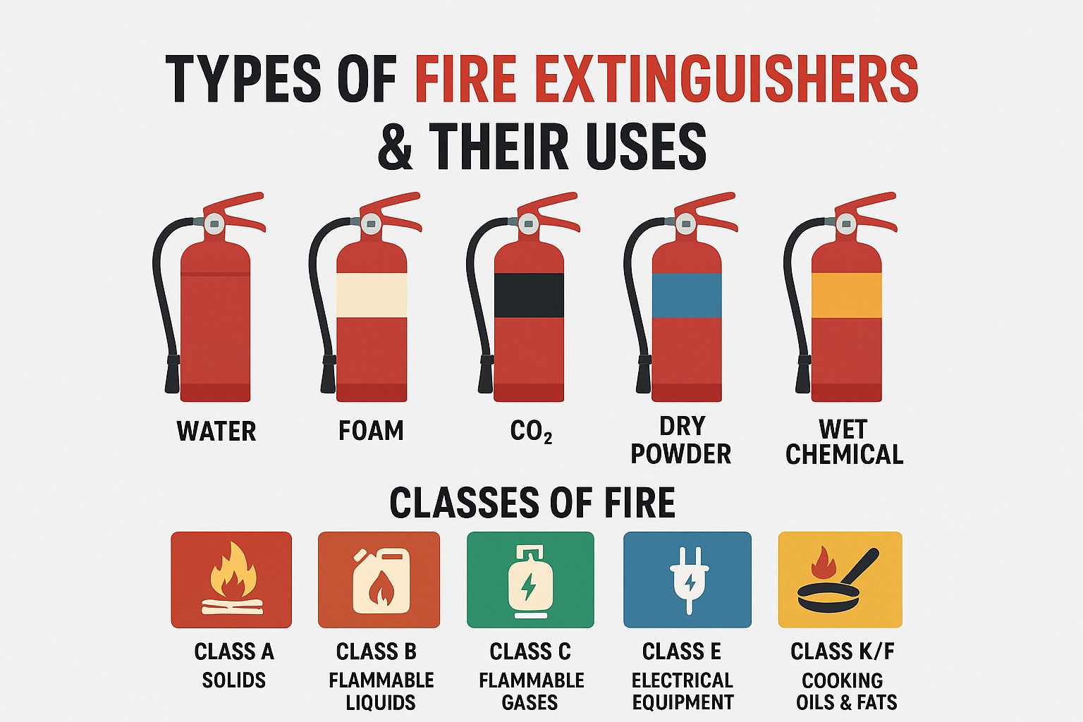 Types Of Fire Extinguishers Uses Complete Guide All For One Types Of Fire Extinguishers Uses Complete Guide All For One